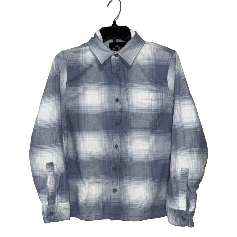 Men's American Eagle Outfitters Lightweight‎ Flannel Blue Size XS Long sleeve
